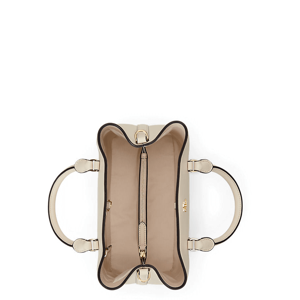Leather marcy satchel ralph lauren sale